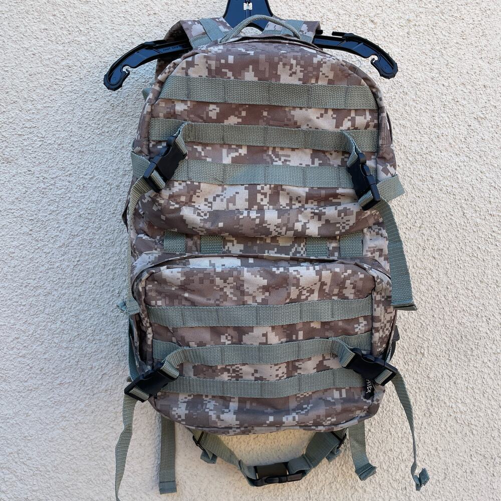 Extreme Pak Green Tactical Digital Camo Backpack W/ Hydration Sleeve
